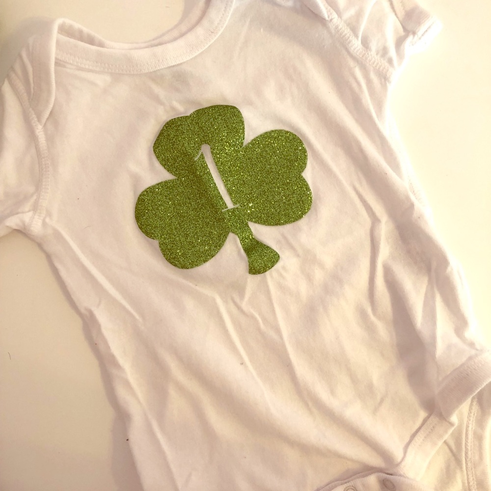 Irish clover bodysuit